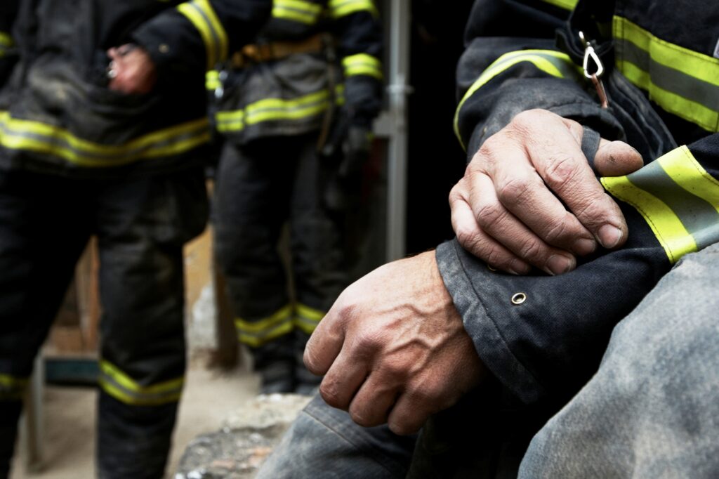first responder treatment for a firefighter with a behavioral health issue