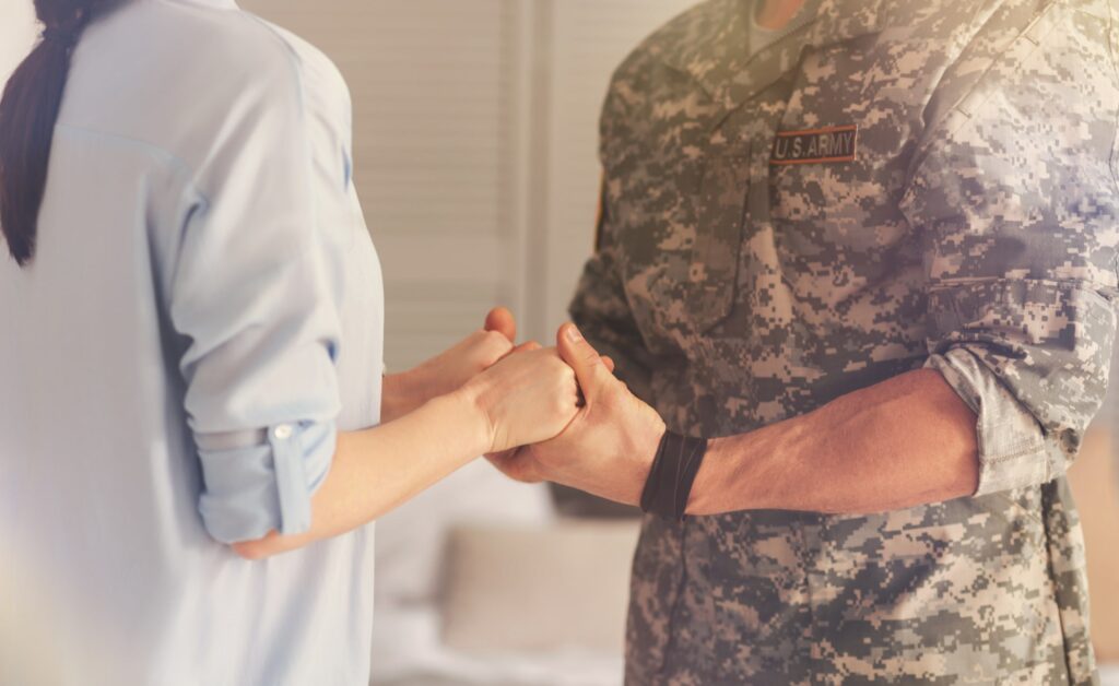 Veteran with trauma-related anxiety disorder working with our mental health professionals in Florida